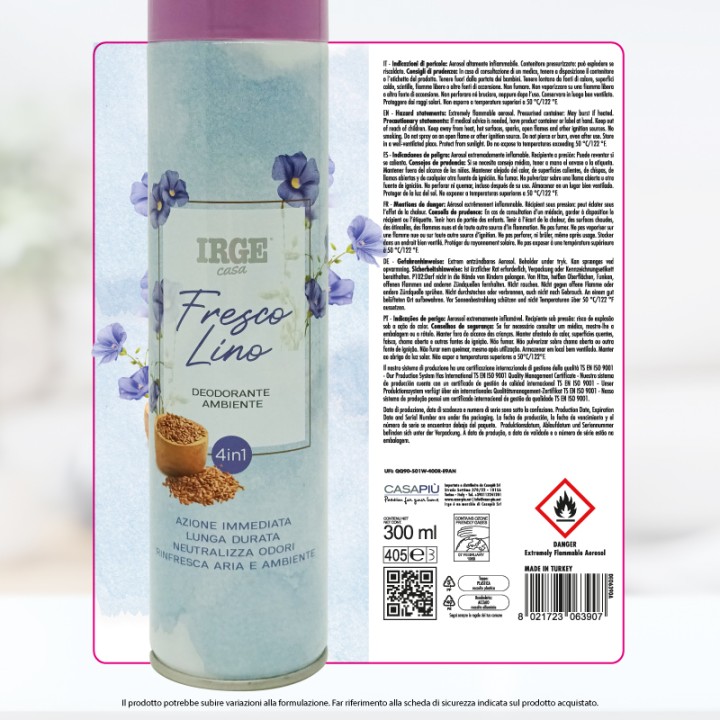 ABQ DEO IRGE 300 ML FRESCO LINO