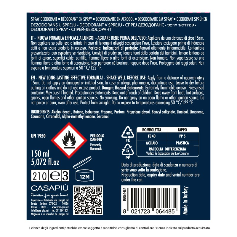 ADC DEO SPRAY 150ML MEN power sensation