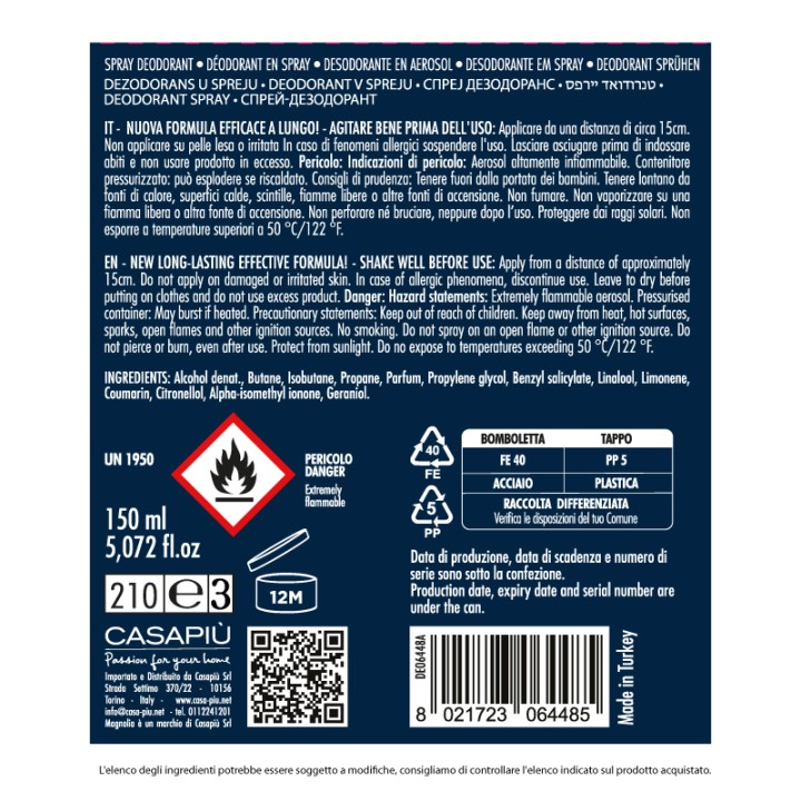 ADC DEO SPRAY 150ML MEN power sensation