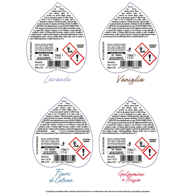 BMM DEO GEL PER AMBIENTI PROF.ASSORTITE