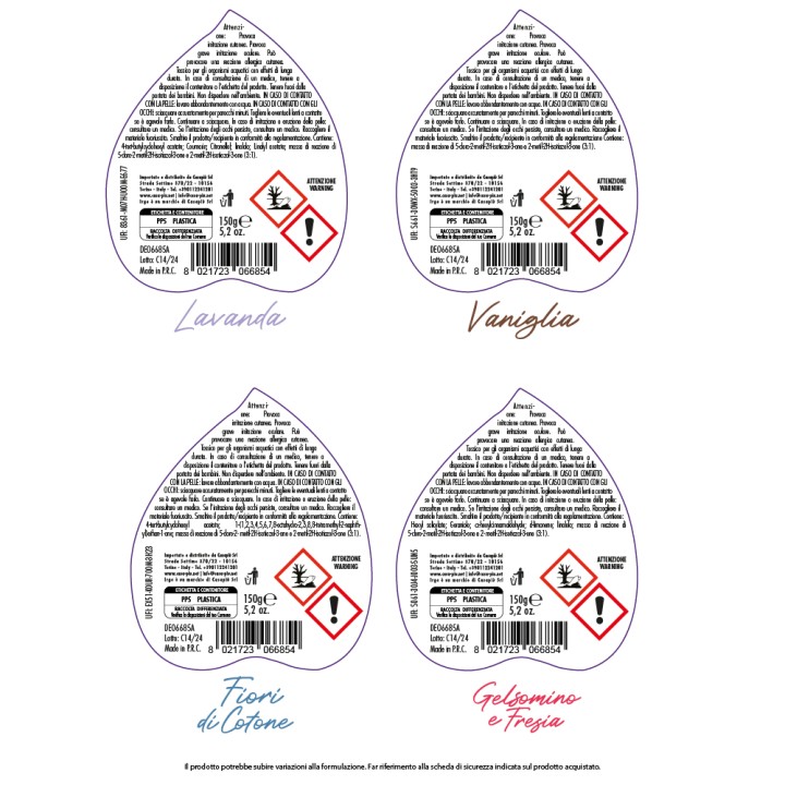 BMM DEO GEL PER AMBIENTI PROF.ASSORTITE