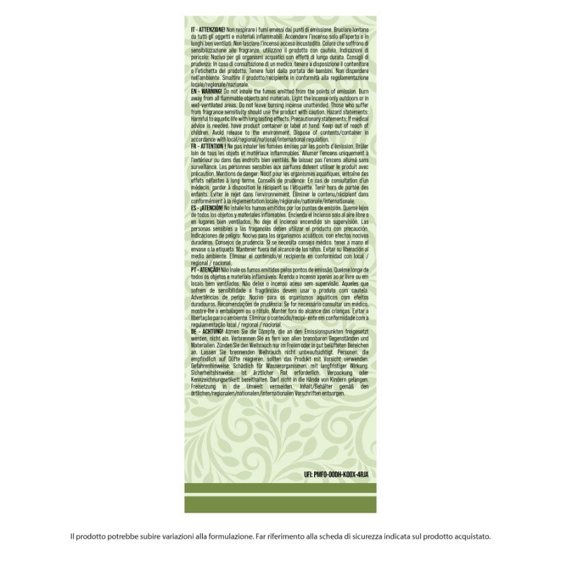 ADJ INCENSO PATCHOULI 20 STICK