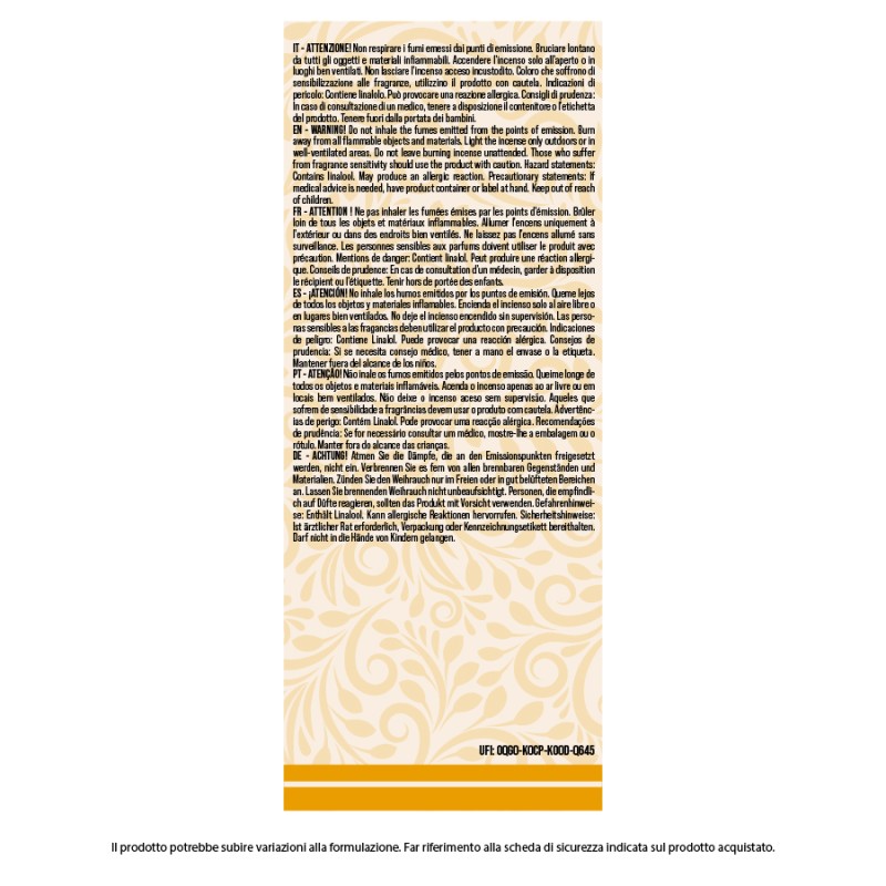 ADJ INCENSO LIMONE 20 STICK