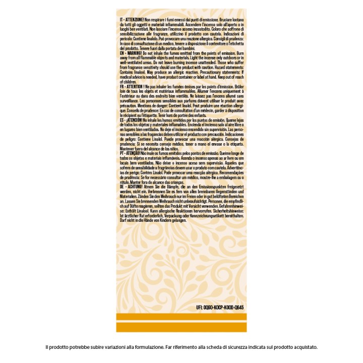 ADJ INCENSO LIMONE 20 STICK