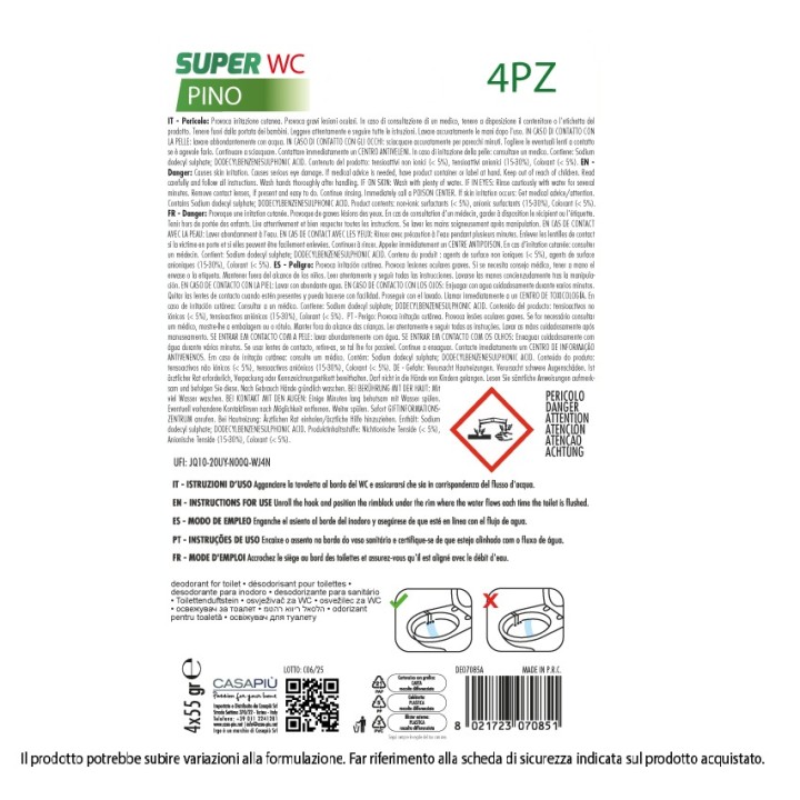 CAJ DEO SUPER WC BOWL 4PZx55GR