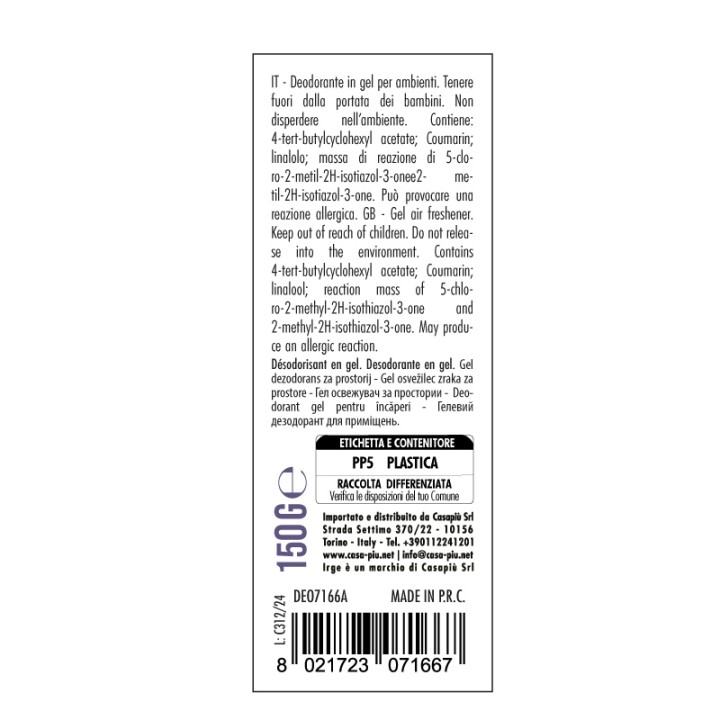 BMN DEO FRESH GEL 150 GR LAVANDA