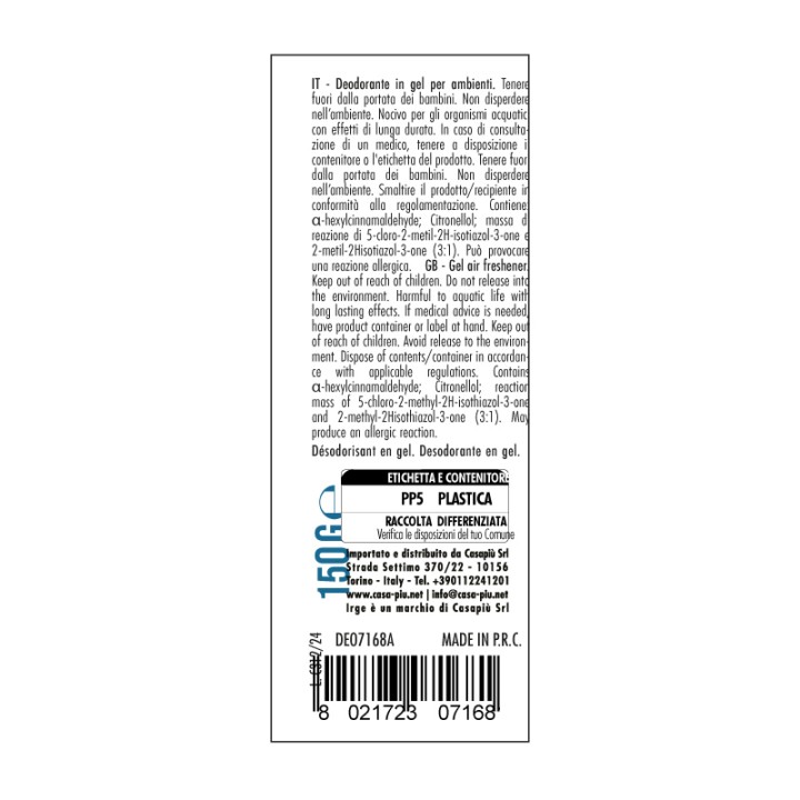 BMN DEO FRESH GEL 150 GR TALCO