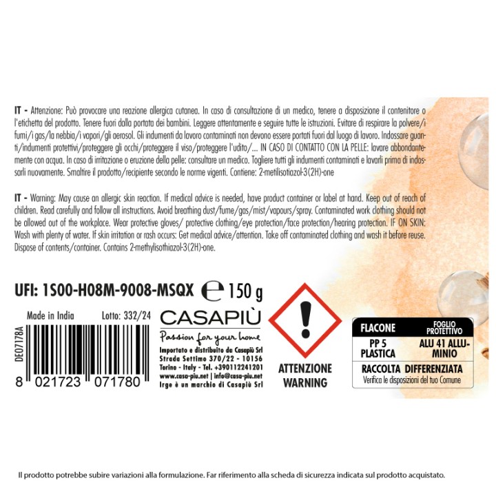 BGP PROF.BUBBLE 150GR SANDALO+TABACCO