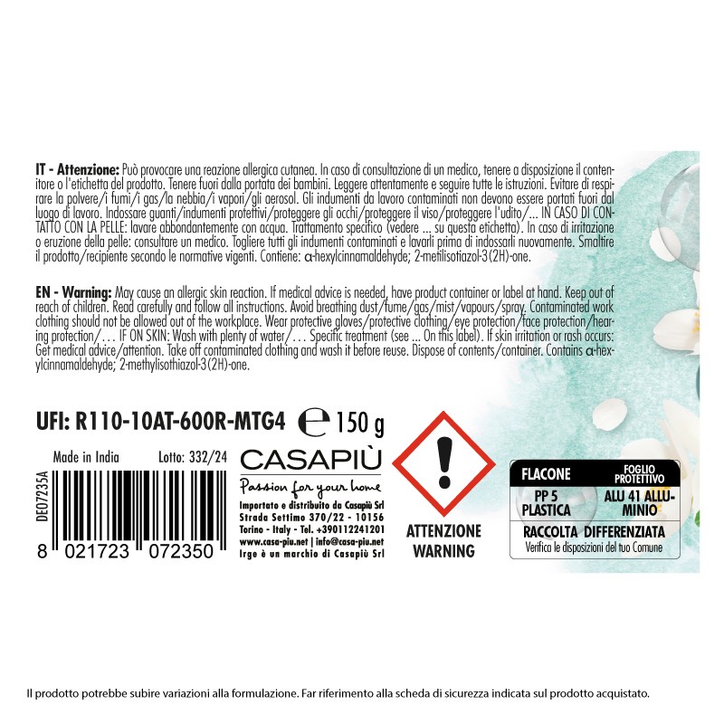 BGP PROF.BUBBLE 150GR VIOLETTA+MUSCHIOBI