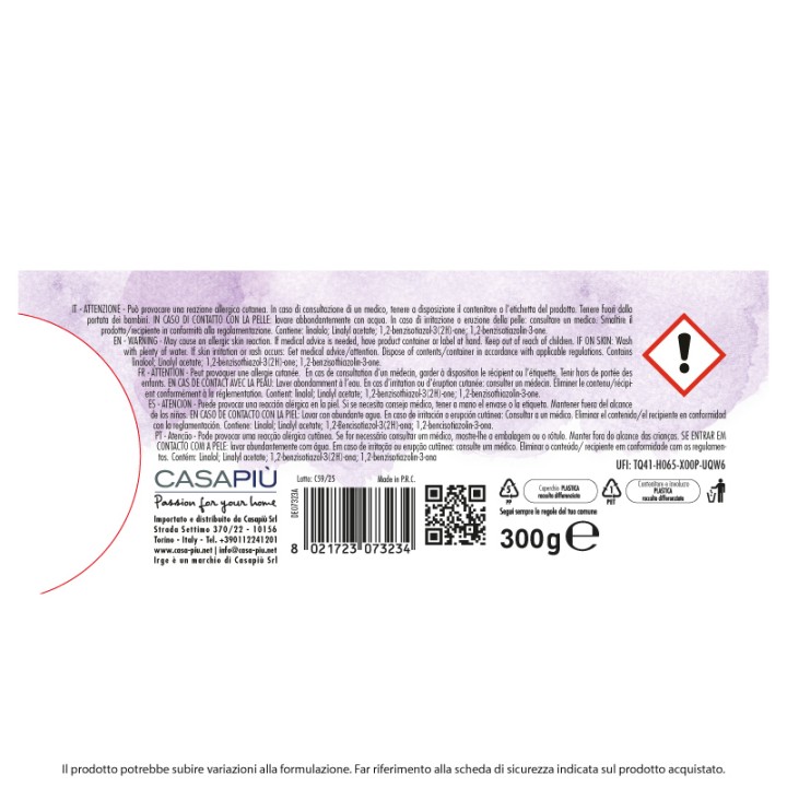 BGR PROFUMATORE BUBBLE 300GR LAVANDA