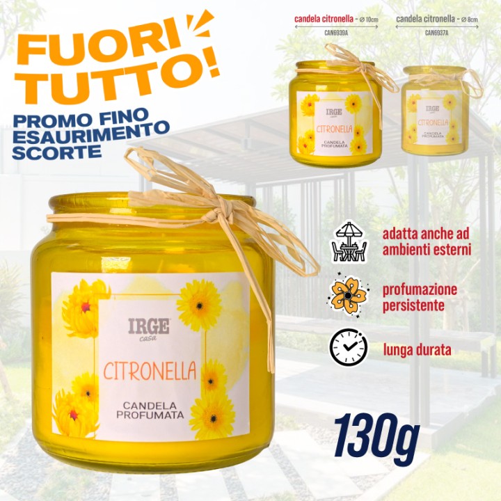 ABC CANDELA CITRONELLA 130GR