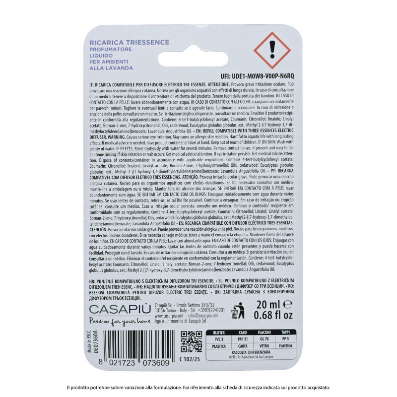 ABA DEO TRIESSENCE 3PZ 20ML lavanda