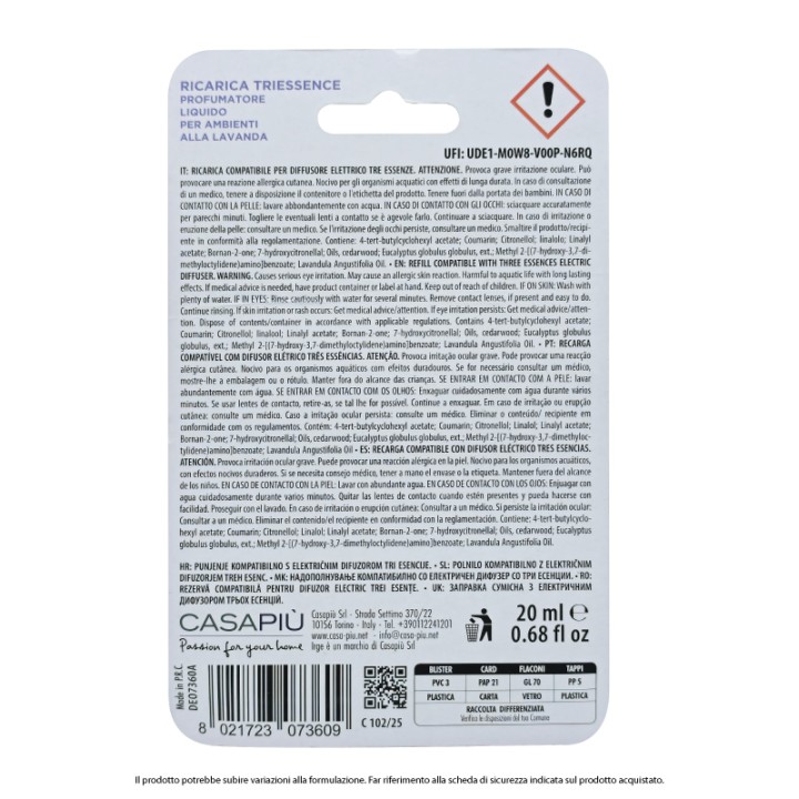 ABA DEO TRIESSENCE 3PZ 20ML lavanda