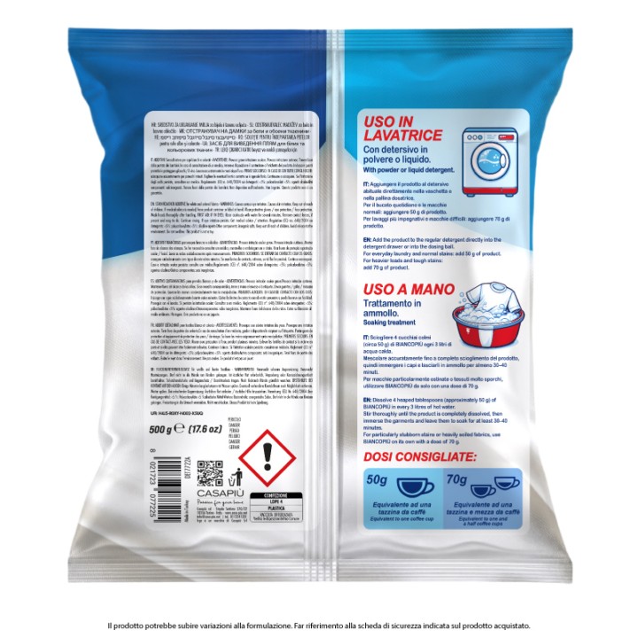 AGA BIANCOPIU' ADD.SBIANC. BIANCHI 500G
