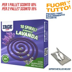 ABS SPIRALE LAVANDA 13GR 10PZ C/SUPPO
