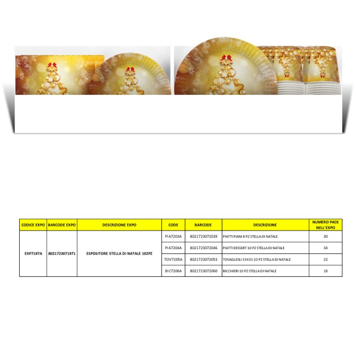 CGA ESPOSITORE GOLDEN TREE 102PZ
