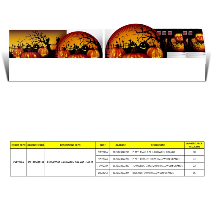 DAA EXPO HALLOWEEN ORANGE 102PZ