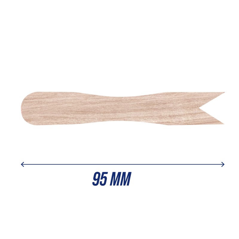 CGF FORCHETTINE APERITIVO LEGNO 25PZ 9,5