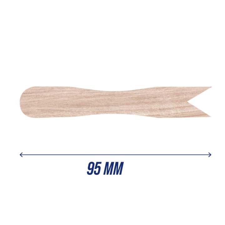 CGF FORCHETTINE APERITIVO LEGNO 25PZ 9,5
