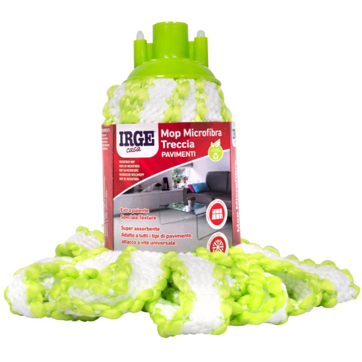 CAN MOP MICROFIBRA IRGE TRECCIA BICOLOR