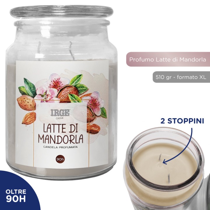 EDD CANDELA LATTE DI MANDORLA 510GR