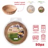 BHG CARTA FRIGGITRICE TONDA 16X4,5CM 50P