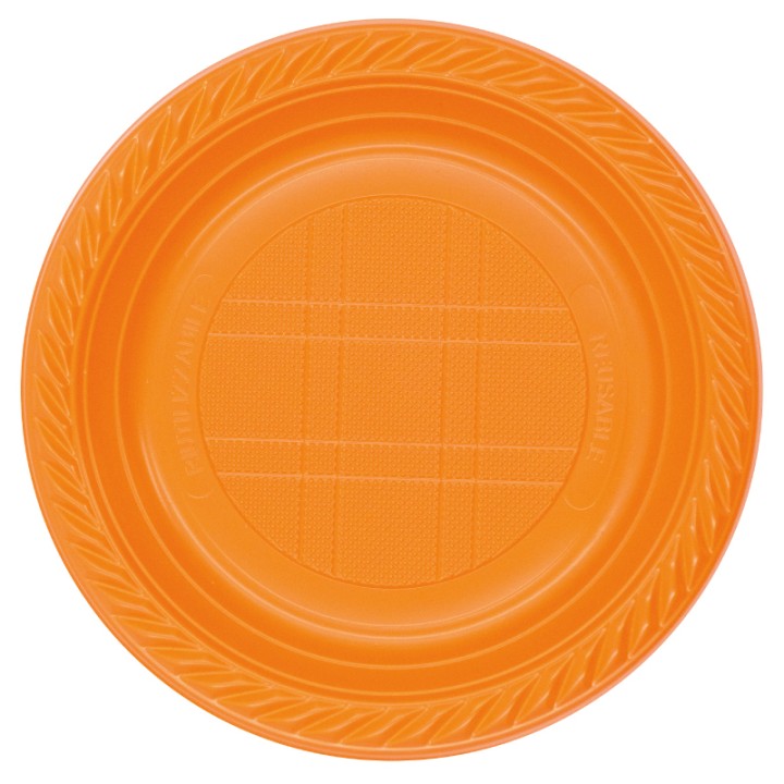 CAZ PIATTI DESSERT ARANCIONE 20 PZ