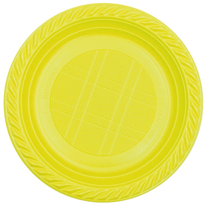 CAK PIATTI DESSERT GIALLO 20 PZ