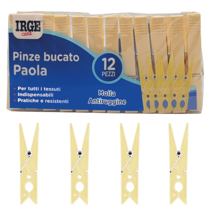 BNP PINZE BUCATO IRGE PAOLA 12PZ  BEIGE