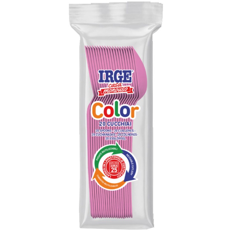 BMA CUCCHIAIO PP ROSA 20 PZ