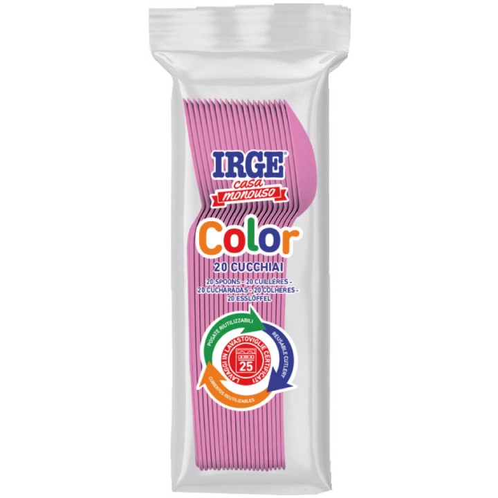 BMA CUCCHIAIO PP ROSA 20 PZ