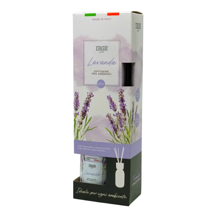 CDV DIFFUSORE IRGE AMB. 125 ML LAVANDA#I C/BASTONCINI