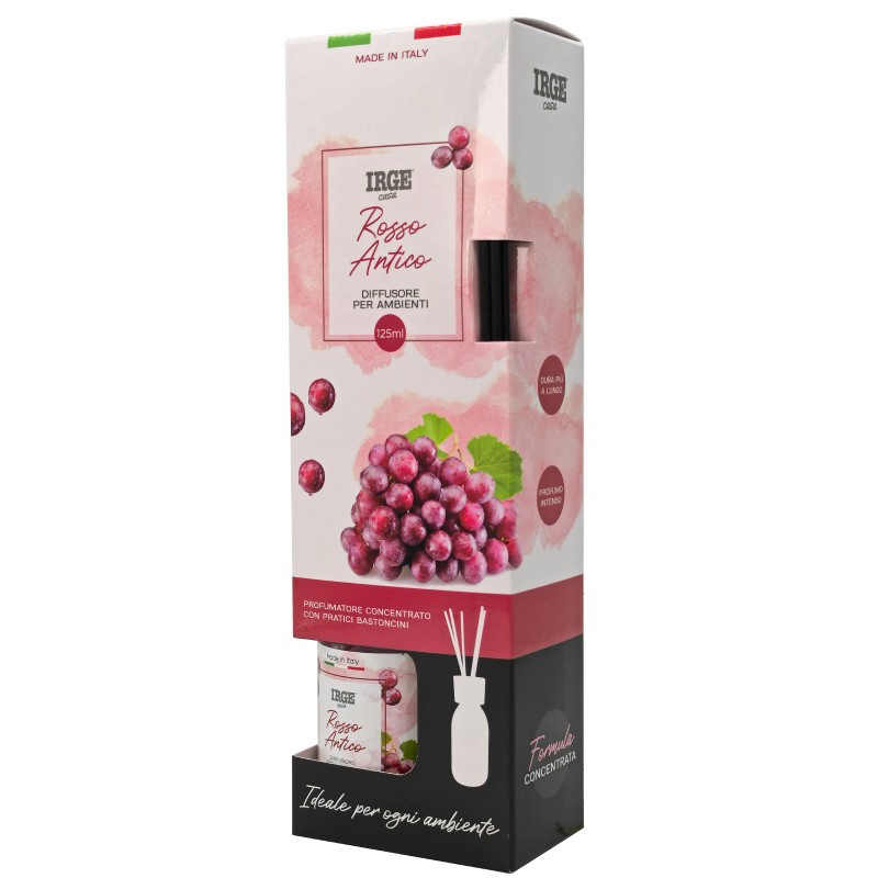 CFO DIFFUSORE AMB. IRGE 125ML ROSSO ANT. C/BASTONCINI