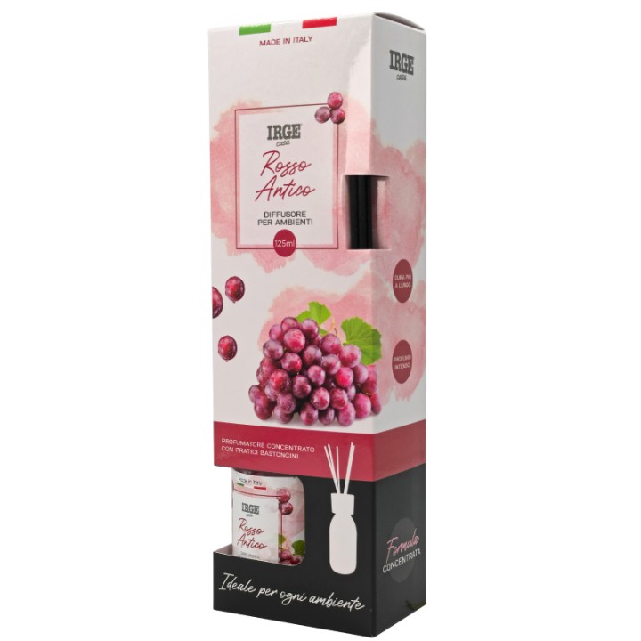 CFO DIFFUSORE AMB. IRGE 125ML ROSSO ANT. C/BASTONCINI