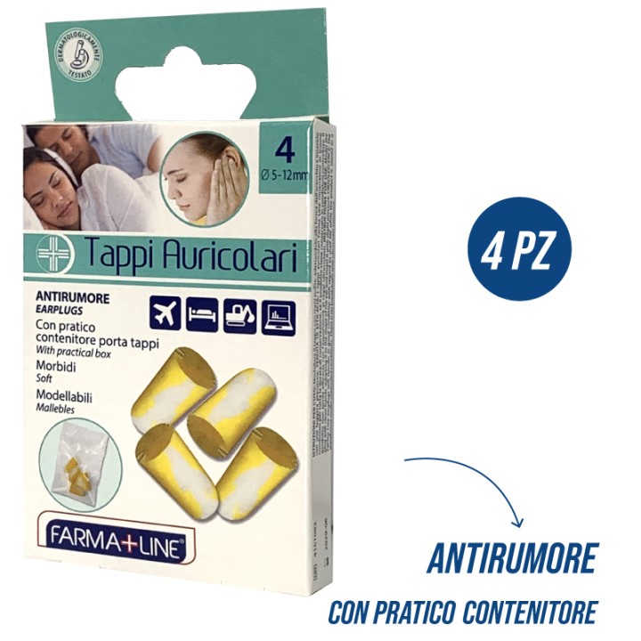 CDM FARMALIN MD TAPPI AURICOLARI MORB.4 ANTIRUMORE CON CONTENITORE