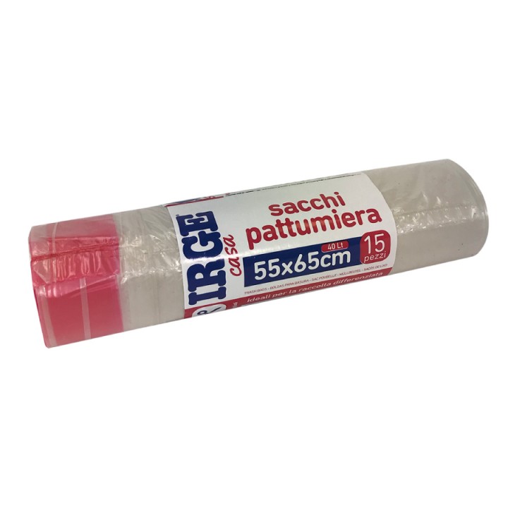 CFI SACCO PATT.15PZ 55X65 40L C/MAN TRAS