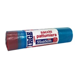 CFE SACCO PATT.15PZ 55X65 40L C/MAN AZZ