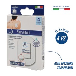 BMA CEROTT TNT ALTA PROT. XL 4PZ FARMAL TG.XL 7,5 X 5 CM