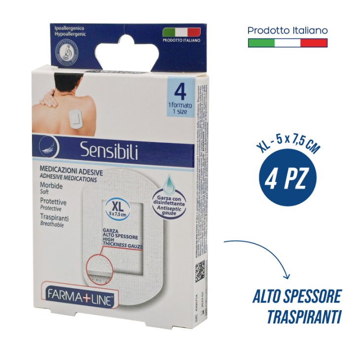 BMA CEROTT TNT ALTA PROT. XL 4PZ FARMAL TG.XL 7,5 X 5 CM