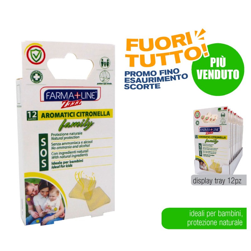 ABY PATCH ANTI-ZANZARE CITRONELLA 12PZ