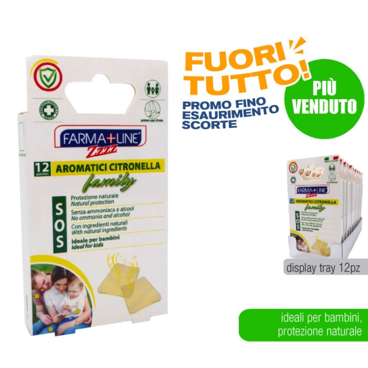 ABY PATCH ANTI-ZANZARE CITRONELLA 12PZ