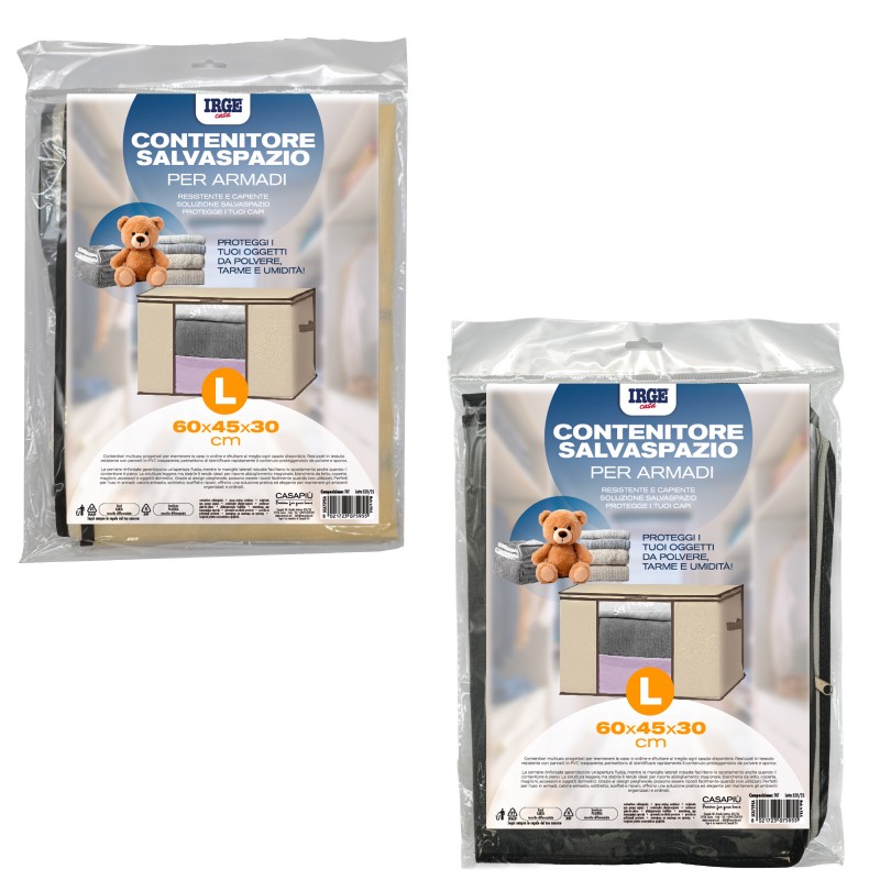 CDW CONTENITORE SALVASPAZIO 60X45X30CM