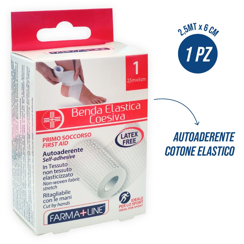 BMI BENDA ELAST. COESIVA 6CMx2,5M FARMA
