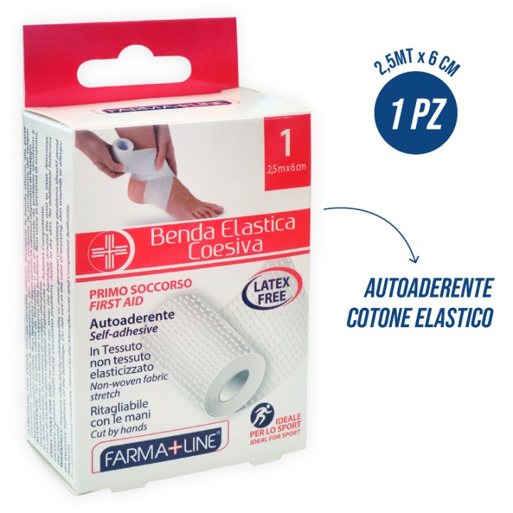 BMI BENDA ELAST. COESIVA 6CMx2,5M FARMA