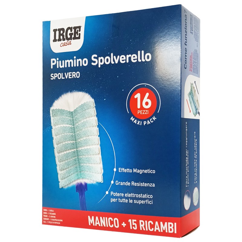 ADT SPOLVERELLO PIUMINO 15PZ + MANICHET