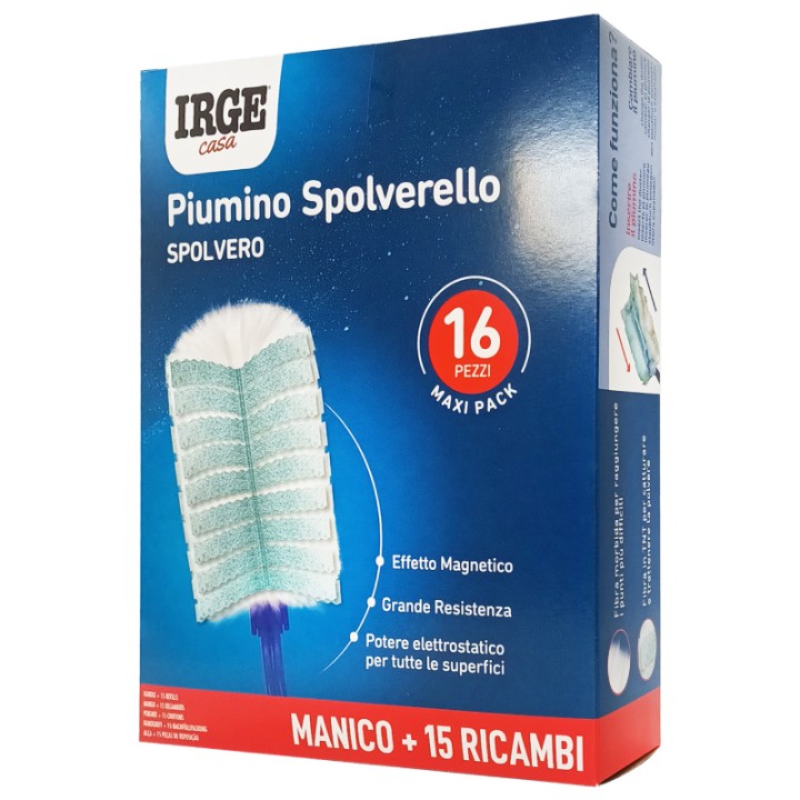 ADT SPOLVERELLO PIUMINO 15PZ + MANICHET