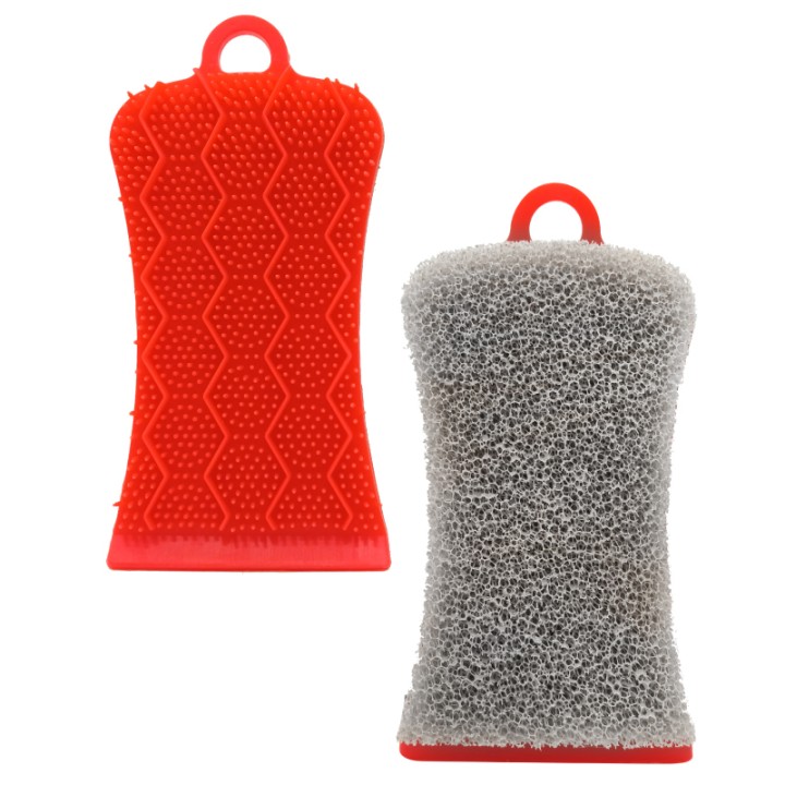 AEO SPUGNA IN SILICONE CON SPAZZOLA