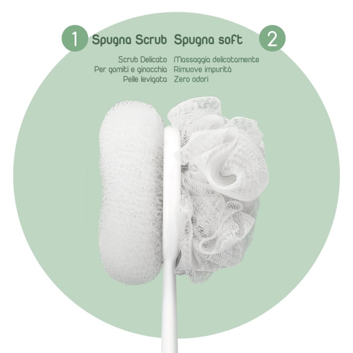 BFW SPAZZOLA BAGNO C/MANICO 2IN1 SCRUB