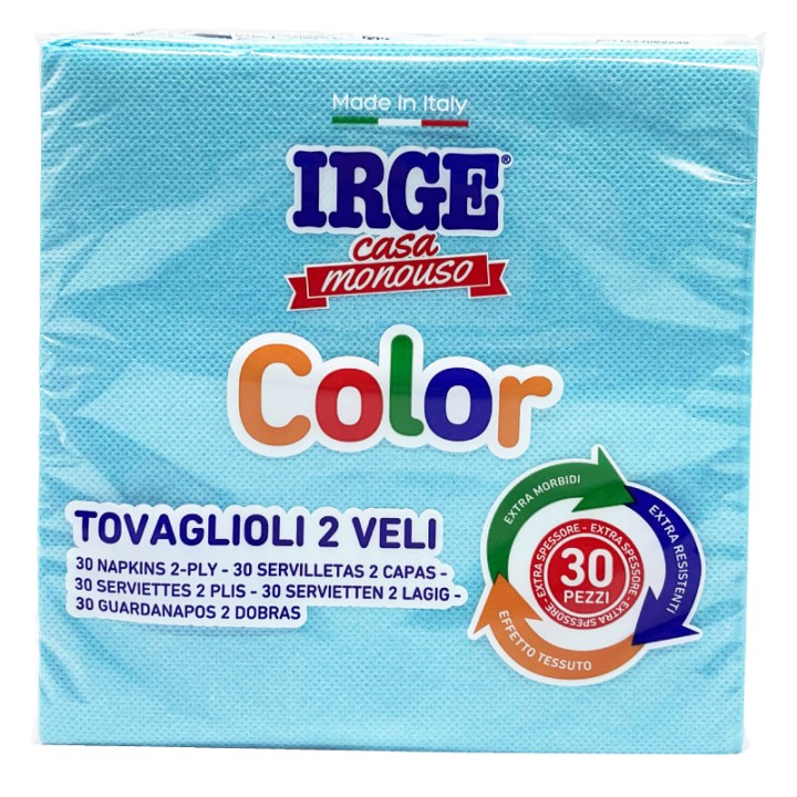CFF TOVAGLIOLO 2V 33X33 AZZURRO 30PZ