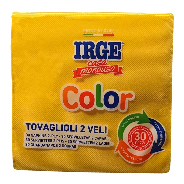 CAO TOVAGLIOLO 2V 33X33 GIALLO 30PZ